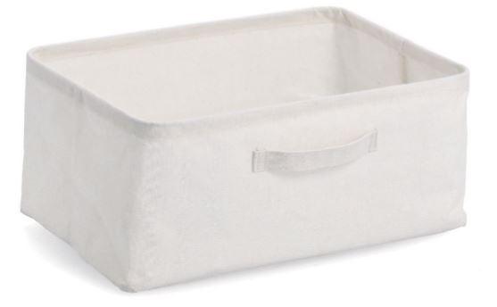 Aufbewahrungskorb, siehe Anlage,
- in einem Polybeutel verpackt,
- zusammenfaltbar; annähernd quaderförmig, oben offen; in den Abmessungen (L x B x H) von laut 
  Antrag 37 cm x 26 cm x 16 cm,
- aus ca. 0﻿,﻿6 mm dicken, einfarbigen, einseitig (Innenseite) mit Kunststoff (kein Zellkunststoff) 
  überzogenen Geweben der Position 5903 aus Spinnstoffen,
- am oberen Rand mit einem Rahmen aus unedlem Metall verstärkt,
- auf zwei gegenüberliegenden Seiten mit Tragegriffen versehen,
- dient der Aufbewahrung von Gegenständen,
- durch Zusammennähen konfektioniert,
- ohne Hinweise auf Handarbeit,
- ohne raumbezogene Funktion, somit keine Ware der Position 6304,
- stellt sich nicht als Behältnis der Position 4202 dar, da die Ware weder namentlich im Positions-
  wortlaut genannt, noch einem der dort genannten Behältnisse ähnlich ist.

"Andere konfektionierte Ware (Aufbewahrungskorb), aus Spinnstoffen, aus Geweben, nicht hand-
 gearbeitet"