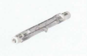 Halogen-Brennstab
- aus einem mit Halogen gefüllten, stabförmigen Glaskörper (Länge ca. 189 mm) mit 
  Wolframglühwendel und beidseitigem R7S-Sockel mit Anschlusskontakten,
- für eine Spannung von 230 V, bei einer Leistung von 120, 230, 400 oder 1000 W,
- zur Verwendung als Leuchtmittel nach Einbau in herkömmliche Lampen bestimmt.
(Abbildung siehe Anlage)

"Elektrische Wolfram-Halogen-Glühlampe, nicht von der für Krafträder oder andere
 Kraftfahrzeuge verwendeten Art, für eine Spannung von mehr als 100 V, sog. Halogen-Brennstab"