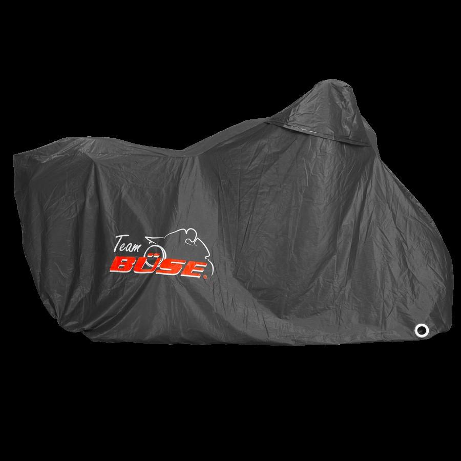 Motorradabdeckung, Foto siehe Anlage,
- in einer einfachen Tasche mit bedrucktem Pappeinleger verpackt,
- laut Antrag in vier unterschiedlichen Abmessungen,
- dreidimensional gearbeitet (somit keine Plane), auf die Größe eines Motorrads abgestimmt,
- aus einfarbigen, mit einer geprägten Kunststofffolie (kein Zellkunststoff) laminierten Vliesstoffen
  der Position 5603 aus Spinnstoffen,
- am unteren Rand durch Umschlagen und Festnähen gesäumt und teilweise elastisch gerafft; 
  mittig mit angenähten, längenverstellbaren Bändern aus Geweben mit Klickverschluss aus 
  Kunststoff ausgestattet,
- im Bereich des abzudeckenden Vorderrades mit zwei Metallösen und im Bereich des Nummern-
  schildes mit einem "Fenster" aus klarsichtigem Kunststoff versehen,
- durch Zusammenfügen konfektioniert,
- erfüllt nicht die Bedingungen zur Einreihung in das Kapitel 87.

"Andere konfektionierte Ware (Motorradabdeckung), aus Spinnstoffen, aus Vliesstoffen"