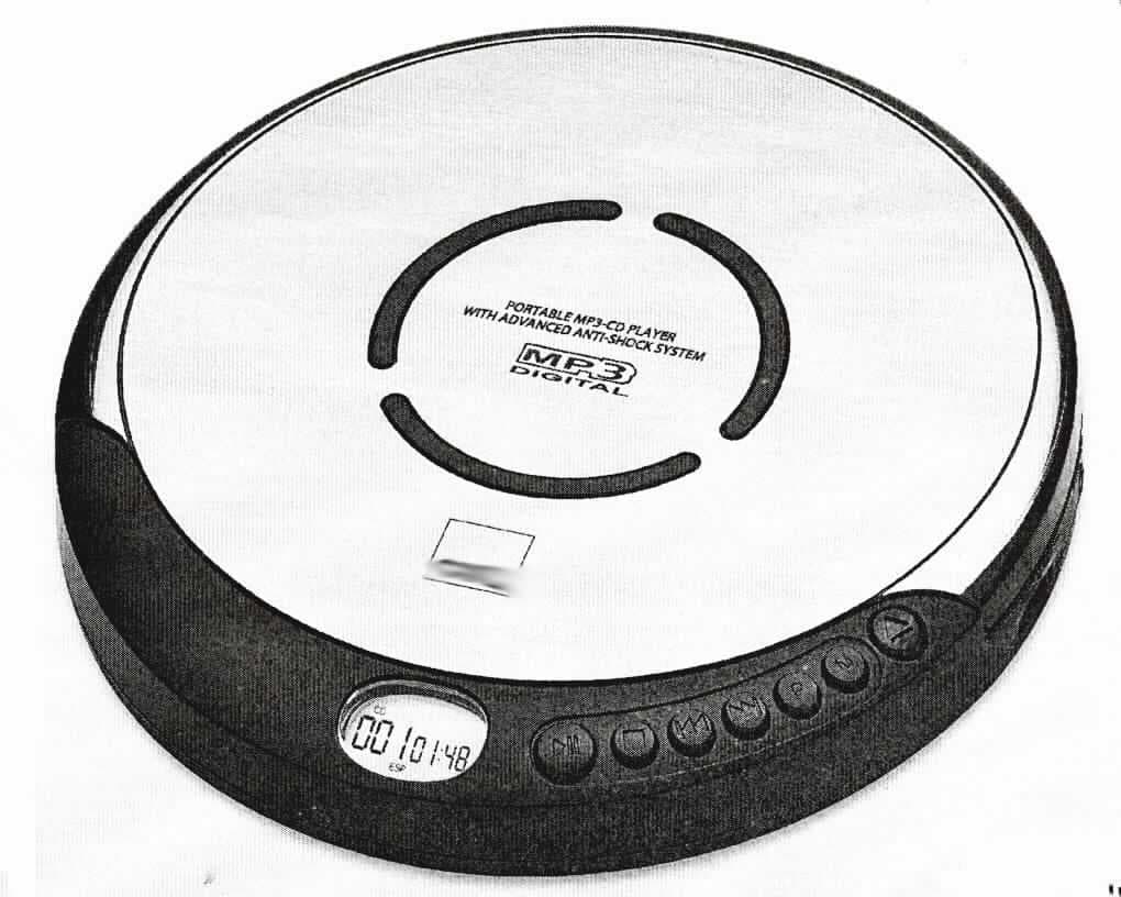 CD-Spieler
- aus einem Laserabnehmersystem, Laufwerkmechanik mit Elektromotoren und 
  Signalelektronik in einem runden Gehäuse mit Display, Bedienelementen, Anschluss-
  buchsen und Batteriefach (Abbildung siehe Anlage),
- zur Tonwiedergabe von Audio- und MP3-CDs,
- zusammen mit einem Kopfhörer in gemeinsamer Verkaufsumschließung.
Der CD-Spieler bestimmt den Charakter des Ganzen.

"Tonwiedergabegerät, nicht von der in den Unterpositionen 8519 2010 bis 8519 5000 erfassten Art, optische Aufzeichnungsträger verwendend, ohne eingebaute Tonaufnahmevorrichtung, kein Diktiergerät, kein Kassettenabspielgerät, mit Laserabnehmersystem, nicht von der in Kraftfahrzeugen verwendeten Art, (CD-Spieler, in Warenzusammenstellung mit nicht charakterbestimmendem Kopfhörer, in Aufmachung für den Einzelverkauf)"