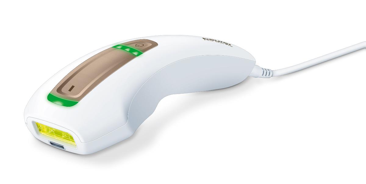 Haarentfernungsgerät (Abbildung siehe Anlage)
- mit einem spezifisch geformten Gehäuse mit Lichtquelle, Bedientasten, Anzeige,
  Kontrollleuchte, Lichtfenster,
  Hautfarben- und Hautkontaktsensor, Buchse für den Netzadapter und einem über Kabel
  anzuschließenden Netzadapter,
- zur dauerhaften Haarentfernung mittels intensiv gepulstem Licht (IPL-Technik).

"Elektrisches Gerät mit eigener Funktion, in Kapitel 85 anderweit weder genannt noch inbegriffen,
  nicht von den TARIC-Codes 8543 10 00 00 bis 8543 70 90 85 erfasst (in funktioneller Einheit mit
  einem Netzadapter) - IPL-Haarentfernungsgerät"