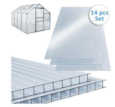 Bei den durch die Angaben der Antragstellerin und Abbildungen veranschaulichten Waren handelt es sich um transparente Hohlkammerstegplatten in Form von Doppelstegplatten aus Polycarbonat, einem Kunststoff im Sinne der Anmerkung 1 zu Kapitel 39.
Jede Platte (Abmessung ca. 60,5 x 121 x 0,4 cm) besteht aus zwei waagerechten, rechteckigen, transparenten Platten, die in regelmäßigen Abständen mit senkrechten Stegen verbunden/verstärkt sind. Die Platten werden vielseitig z.B. zum Bau von Gewächshäusern, Dächern, Frühbeeten, Carports usw. verwendet und werden als Set zu je 14 Stück vertrieben.
Aufgrund der Hohlkammern kommt eine Einreihung der Waren in die Positionen 3920 bzw. 3921 nicht in Betracht.

Derartige Erzeugnisse werden zolltarifrechtlich als "Baubedarfsartikel aus Kunststoff, anderweit weder genannt noch inbegriffen, andere als in den TARIC-Codes 3925 1000 00 bis 3925 9020 00 genannt" eingereiht.
