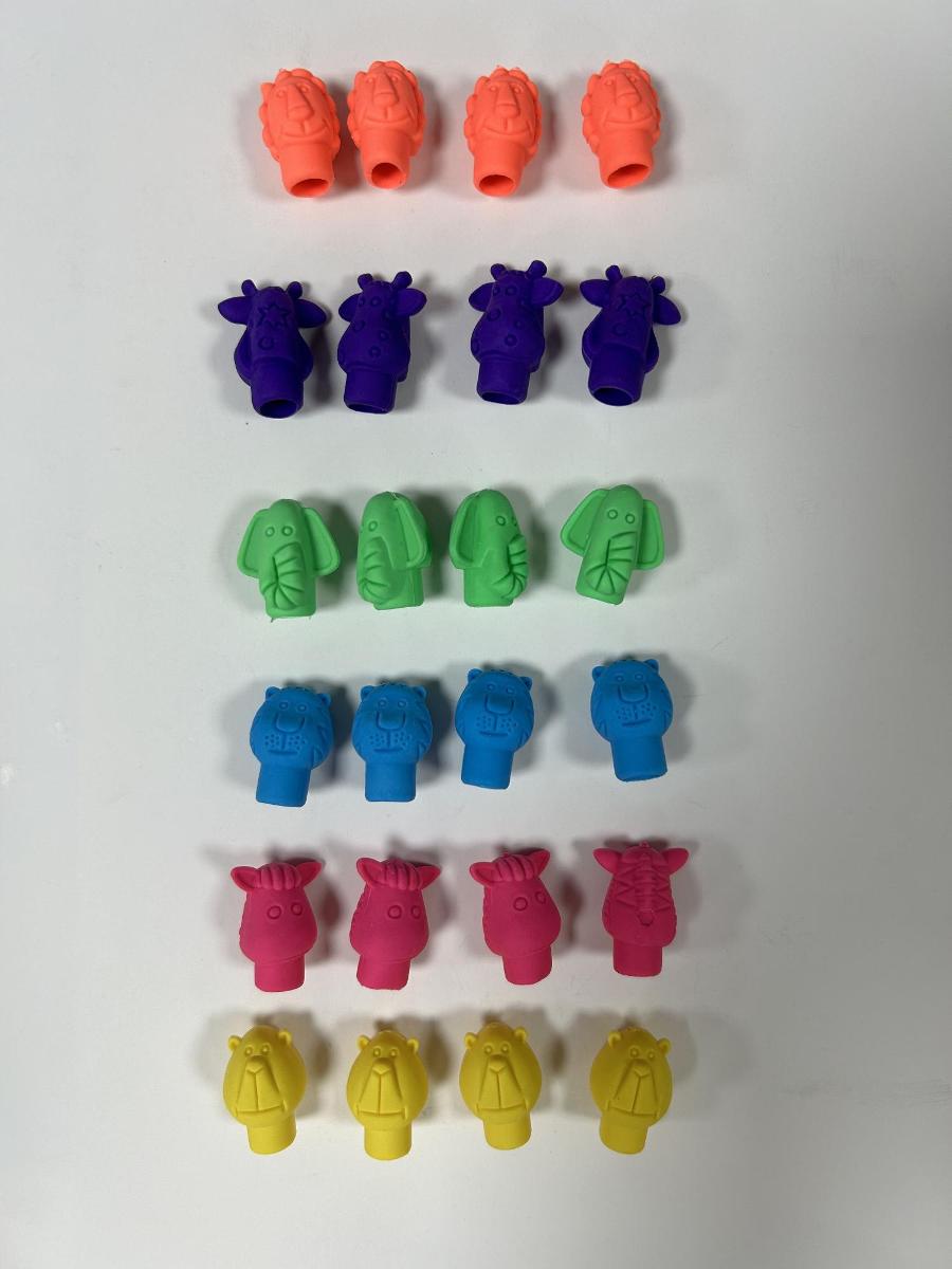 Angaben des Antragstellers:
Radiergummi in verschiedenen Formen und Farben aus TPR, in Aufmachung für den Einzelverkauf.

Feststellungen an einem Warenmuster:
Es wurde eine Verkaufsverpackung mit bunten Radiergummis zum Aufstecken aus Stifte, in Form von Tierköpfen vorgelegt. Die Radiergummis bestehen aus einem nicht vulkanisierten Kautschuk.

Befund:
Andere Ware aus nicht vulkanisiertem Kautschuk.
