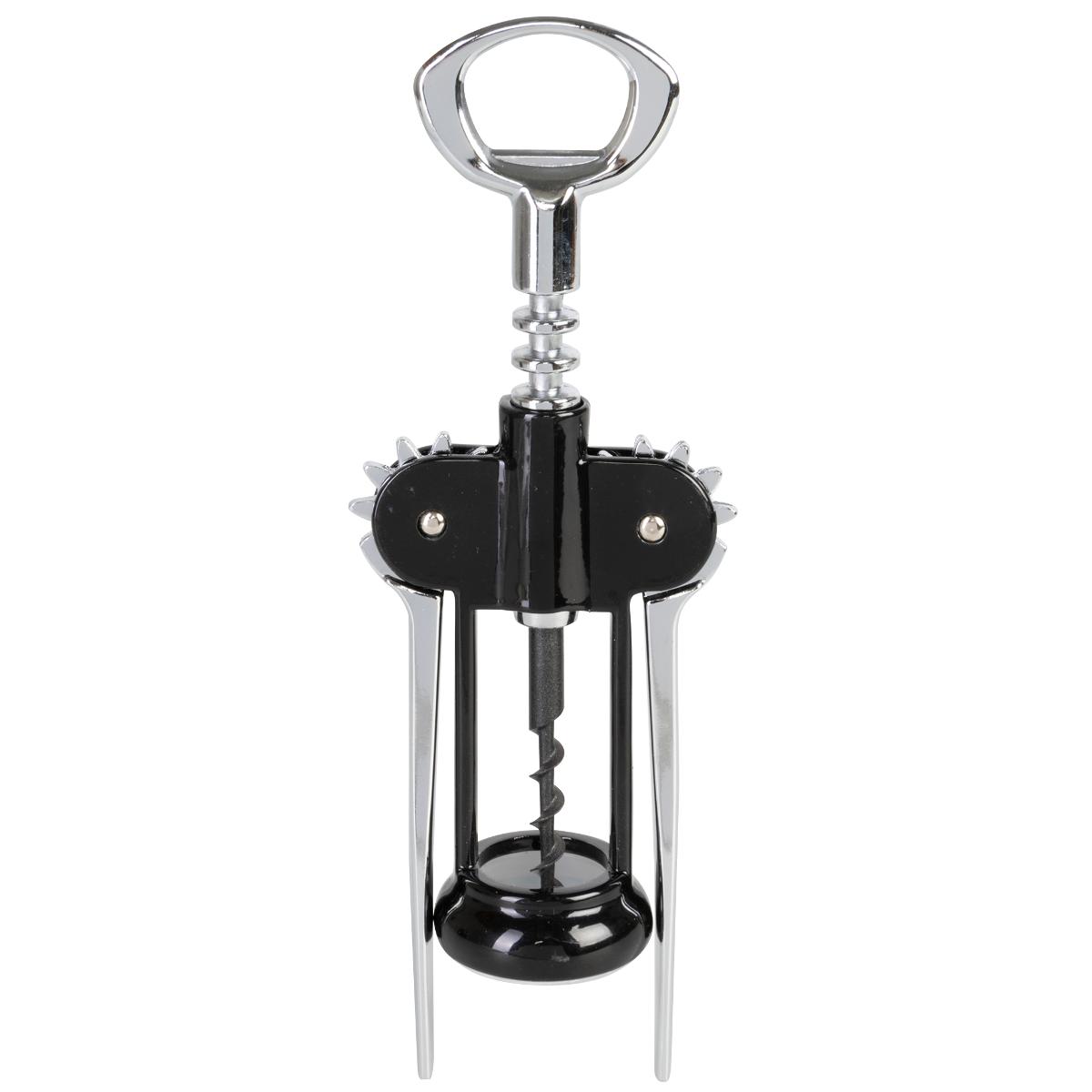 Hebelkorkenzieher
Ware mit verschiedenen Funktionen

- mit freiem Arm zu handhabender Korkenzieher (Pos. 8210) mit arbeitendem Tei in Form einer
  Spirale mit Griff aus Stahl sowie zwei Hebeln aus unedlem Metall in einem Gehäuse
  aus unedlem Metall

- zum Öffnen von Flaschen mit Korken: die Spirale wird in den Korken gedreht, wobei sich
die Hebel automatisch nach oben bewegen; anschließend werden die Hebel langsam nach
unten gedrückt wobei der Korken aus der Flasche entfernt wird

- der Griff ist so ausgeformt, dass er ebenfalls als Flaschenöffner (Pos. 8205) genutzt werden kann

- mit einem Gewicht von weniger als 10 kg

- aufgemacht auf einem bedruckten Pappreiter

Aufgrund der verschiedenen Funktionen erfolgt die Einreihung in Anwendung der AV 3 c) in die zuletzt genannte der gleichermaßen in Betracht kommenden Positionen (8210).

Abbildung siehe Anlage.

Derartige Erzeugnisse gehören als "von Hand zu betätigende mechanische Geräte mit einem Gewicht von 10 kg oder weniger, zum Vorbereiten von Speisen oder Getränken, mit arbeitendem Teil aus unedlem Metall" zur Codenummer 8210 0000 00 0.