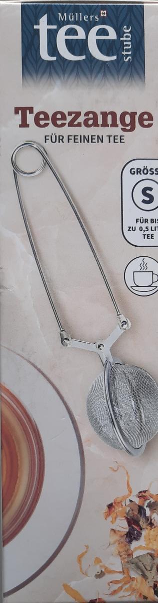 Es handelt sich um vollständig aus nicht rostendem Stahl gefertigte Erzeugnisse, bestehend aus zwei nahezu halbkugelförmigen Aufnahmevorrichtungen, die flächig zahlreiche kleine Lochungen und im Bereich des größten Durchmessers jeweils einen flachen, ringförmigen Rahmen aufweisen, aus einem länglichen Griffstück aus Stahldraht und aus einem Hebel-Mechanismus, der sich zwischen Griffstück und den Aufnahmevorrichtungen befindet und zu deren Öffnung dient.
Die Waren werden zum portionsweisen Aufgießen von Tee verwendet. 
- Antragstellerangaben - 

Abbildung siehe Anlage 

Derartige Erzeugnisse gehören als "andere Haushaltsartikel aus nicht rostendem Stahl" zum TARIC-Code 7323 9300 90.