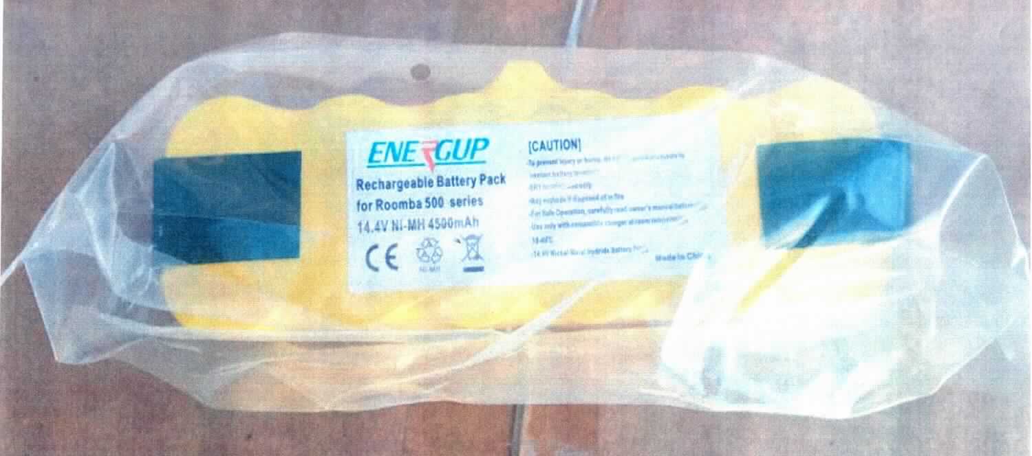 Nickelhydrid-Akkumulatorenpack (Abbildung siehe Anlage),
- aus zwölf Rundzellen-Akkumulatoren (NiMh) in einer gemeinsamen Ummantelung mit Kontaktelementen, 
- für eine Spannung von 14,4 V und mit einer Kapazität von 4.500 mAh,
- zur Verwendung als Stromquelle in einem Staubsauger.

"Elektrischer Akkumulator, Nickelhydrid-Akkumulator, nicht für zivile Luftfahrzeuge, nicht
 zum Herstellen von wiederaufladbaren Batterien - Nickelhydrid-Akkumulatorenpack"