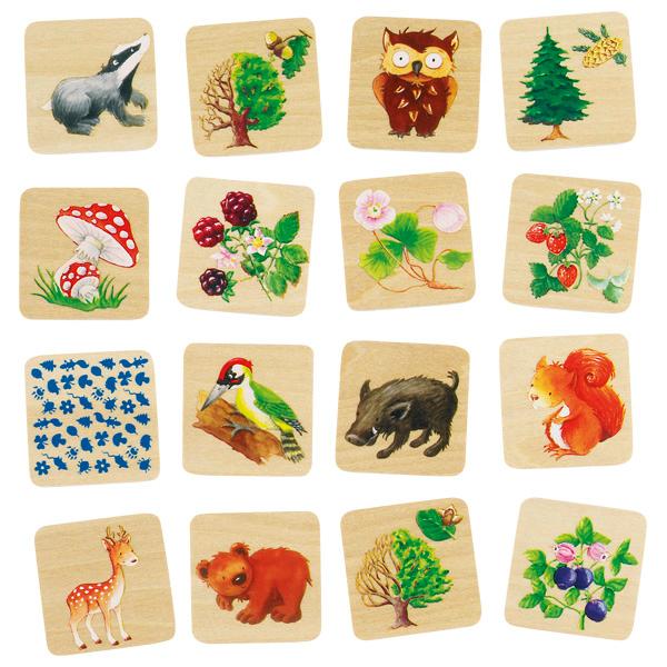 Nach den Angaben der Antragstellerin und der vorliegenden Abbildung handelt es sich um ein Gesellschaftsspiel "Artikel 56869 - Memospiel Waldleben" in Form eines Kartenspiels, bestehend aus 32 etwa 5 x 5 cm großen Spielkarten aus Holz mit abgerundeten Ecken. Je zwei Karten bilden ein Paar, das auf der Vorderseite mit dem gleichen Waldmotiv (z.B. Beeren, Blumen, Bäume oder Tiere) bedruckt ist. Auf der Rückseite sind die Karten alle einheitlich bedruckt. Das Kartenspiel ist gemeinsam mit einer Spielanleitung in einer einfachen Holzschachtel mit Schiebedeckel verpackt. Es wird gespielt, indem zunächst alle Karten verdeckt auf den Tisch gelegt werden. Die Spieler decken nun reihum zwei Karten auf. Passen zwei zueinander, darf der jeweilige Spieler die beiden Karten behalten. Sieger ist der Spieler mit den meisten Kartenpaaren.

Zolltarifrechtlich handelt es sich um ein "Gesellschaftsspiel, Spielkarten".