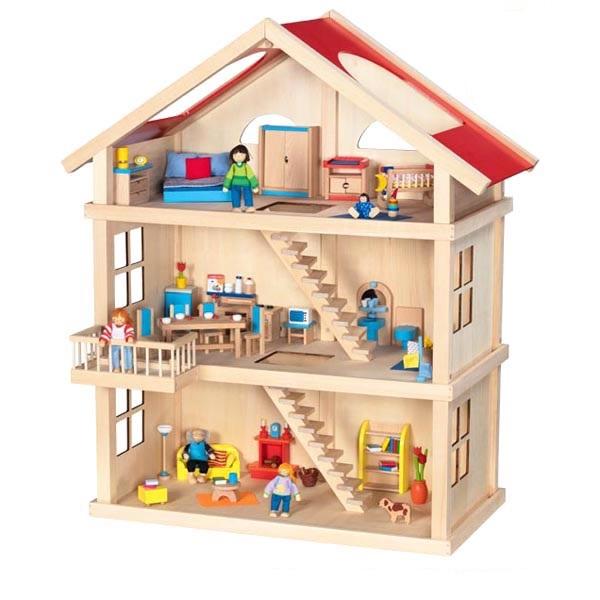 Nach den Angaben der Antragstellerin und der vorliegenden Abbildung handelt es sich bei dem sog. "Puppenhaus, 3 Etagen, Art. 51957" um ein noch nicht zusammengesetztes Puppenhaus aus Holz. Das im zusammengesetzten Zustand etwa 65,0 x 35,0 x 87,5 cm große Puppenhaus besteht aus zwei Etagen sowie einem Dachgeschoss und ist insgesamt in sechs Räume unterteilt. Das Puppenhaus ist vorne offen gestaltet und seitlich im Dach mit zwei Öffnungen zum Durchgreifen versehen. Die Ware dient der spielerischen Unterhaltung von Kindern und ist gemeinsam mit Montagematerial und einer Aufbauanleitung (ohne weitere Dekoration wie z.B. Puppenmöbel) in einem bunt bedruckten Pappkarton für den Einzelverkauf aufgemacht. 

Derartige Erzeugnisse werden zolltarifrechtlich als "anderes Spielzeug als in den Unterpositionen (KN) 9503 0010 bis 9503 0095 genannt, nicht aus Holz handgearbeitet" eingereiht.