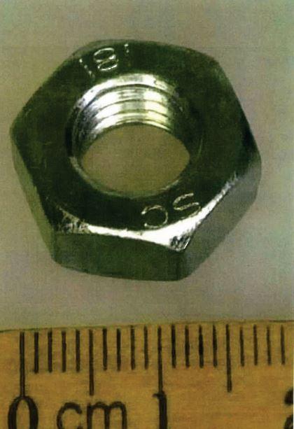 Es handelt sich um Muttern aus Stahl (kein nicht rostender Stahl), mit einem Außensechskant und mit einem metrischen Innengewinde (M12).
Die Muttern sind lose in Pappkartons verpackt.
- Antragstellerangaben -

Abbildung siehe Anlage.

Derartige Erzeugnisse gehören als "andere Muttern aus Stahl (kein nicht rostender Stahl), mit Gewinde, mit einer Lochweite von 12 mm oder weniger" zum TARIC-Code 7318 1692 90.