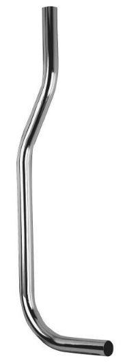 Druckspülrohr aus Stahl

Bei der Ware handelt es sich um ein geschweißtes und gebogenes Rohr, das an einem Ende zusätzlich um 90° abgebogen ist. Das Erzeugnis weist eine Gesamtlänge von 600 mm, sowie ein 26 mm-Innengewinde und ein 28 mm-Außengewinde auf. Nach den Angaben besteht das Erzeugnis aus nicht rostendem Stahl und ist oberflächlich verchromt.
Das Rohr wird im Sanitärbereich als Druckspülrohr für ein Stand-WC verwendet.

Die Ware ist als andere Rohre und Hohlprofile (z. B. geschweißt, genietet, gefalzt oder mit einfach aneinander gelegten Rändern), aus Eisen oder Stahl, andere, geschweißt, mit kreisförmigem Querschnitt, aus nicht rostendem Stahl, andere,  in die Codenummer 7306 4080 00 0 des Zolltarifs einzureihen.