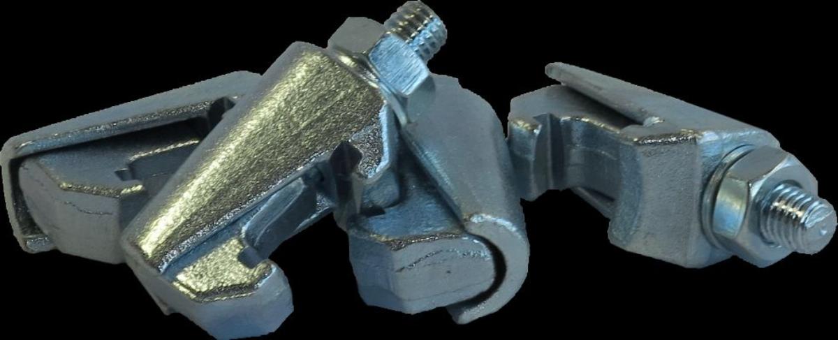 Spannpratze aus Stahlguss

Bei der Ware handelt es sich um ein mehrteiliges Befestigungselement. Die zwei Hauptkörper aus Stahlguss besitzten ein Innengewinde (M10) und einen überstehenden Rand der zur Befestigung genutzt wird. Der Hauptkörper sowie die verwendete Schraube sind den Angaben nach aus nichtrostendem Stahl oder anderem als nichtrostendem Stahl mit einer oberflächlichen Verzinkung gefertigt.
Die Ware wird genutzt um Flansche des Typs ISO-K miteinander zu verbinden.

Die Ware wird nach ihrer stofflichen Beschaffenheit als andere Waren aus Eisen oder Stahl, gegossen, andere, in den TARIC-Code 7325 9990 90 eingereiht.