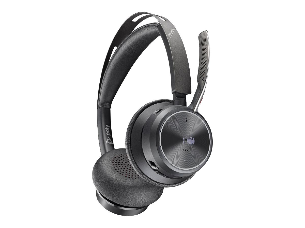 Bluetooth-Headset (Abbildung siehe Anlage)
- aus zwei über einen gemeinsamen Kopfbügel verbundenen Miniaturlautsprechern mit
  Ohrpolstern, Mikrofon, Bluetooth-Funkmodul, Akkumulator, Gesprächstaste für die
  Sprachsteuerung (Rufannahme und -beendigung sowie Wahlwiederholung), Anruftaste
  (u.a. für die Aktivierung eines Sprachassistenten), weiteren Bedientasten und Status-LED,
- zum Empfangen und Senden von Signalen im Bluetooth-Standard sowie zum
  Konvertieren von Audiosignalen für das drahtlose Telefonieren im Freisprechbetrieb
  mit Mobiltelefonen,
- zusammen mit Beipack (Micro-USB-Ladekabel, Kurzanleitung, Transporttasche, Ladestation
  und USB Type-A-Adapter) in einer gemeinsamen Verkaufsumschließung.
Das Headset bestimmt den Charakter des Ganzen.

"Apparat für die Kommunikation in einem drahtlosen Netzwerk, keine Basisstation, Gerät zum
 Empfangen, Konvertieren und Senden von Tönen, Bildern oder anderen Daten, in Waren-
 zusammenstellung in Aufmachung für den Einzelverkauf mit nicht charakterbestimmendem
 Beipack"