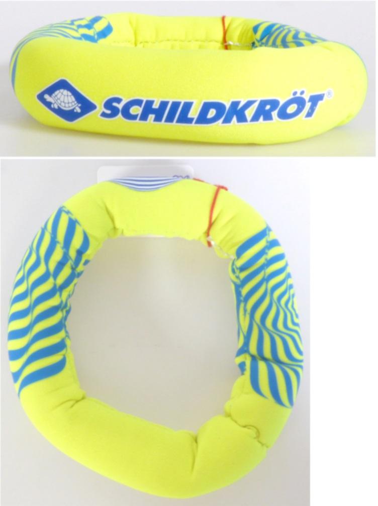 Ausrüstungsgegenstand für den Tauchsport, sog. "Tauchring"
- ringförmig, mit einem Durchmesser von ca. 12 cm und einer Dicke von ca. 2,5 cm
- aus Neopren gefertigt und mit schwerem, körnigem Material gefüllt
- mit einem Gewicht von ca. 149 g - lt. Antragsangaben
- der Ring sinkt im Wasser aufgrund seiner Füllung, steht senkrecht und soll durch Tauchen 
  wieder an die Oberfläche geholt werden.

Die Ware wird zolltarifrechtlich als "Ausrüstungsgegenstand für den Wassersport, kein Windsurfer" eingereiht.