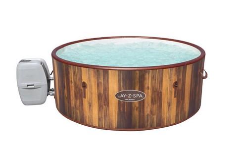 Sog. Bestway Whirlpool Lay-Z-Spa Helsinki, in Form einer der Benutzung, dem Betrieb und der Instandhaltung eines Whirlpools dienenden Warenzusammenstellung in Aufmachung für den Einzelverkauf, im Wesentlichen bestehend aus einer im Hinblick auf die Bedeutung für die Verwendung charakterbestimmenden funktionellen Einheit aus einem runden, im Durchmesser 180 cm messenden, 66 cm hohen, aufblasbaren Pool aus Kunststoff und einer digital gesteuerten Pumpe mit Filterelement, digitalem Bedienfeld und integrierter Heizung sowie einer aufblasbaren Thermoabdeckung mit Clipverschlüssen, einem Dosierschwimmer, Filterkartuschen, einer Hochdruck-Handpumpe, einem Druckmesser, einem Reparaturflicken und einer Bedienungsanleitung. Zur äußeren Form siehe Abbildung in der Anlage. 
Der mit 180 Luft-/ Massagedüsen ausgestattete Whirlpool dient der durch Luftdruck und Wasserbewegung bewirkten Massage des Benutzers. 
Die Bestandteile der Warenzusammenstellung sind gemeinsam verpackt.

Die Ware wird als "Massageapparat, kein elektrisches Vibrationsmassagegerät" eingereiht.