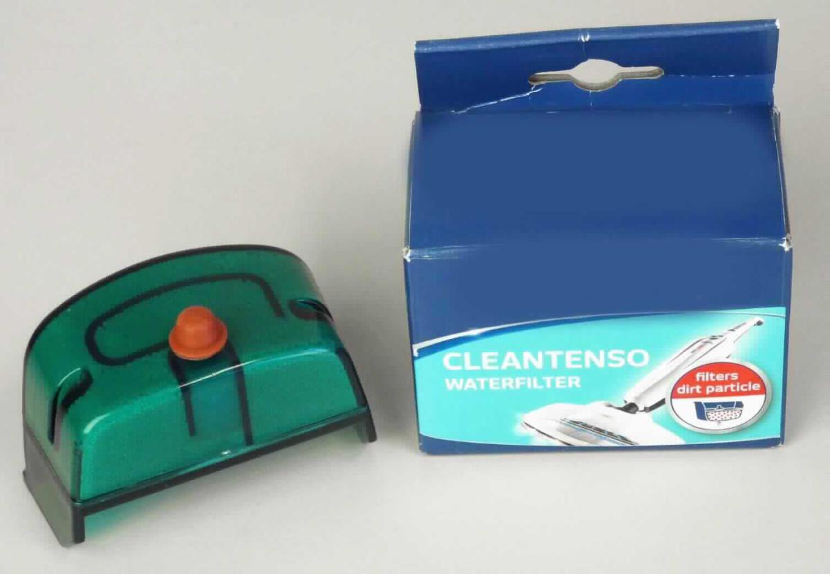 Ersatzfilter für Dampfreiniger, Art.Nr. 11912,
- aus einem spezifisch geformten Kunststoffgehäuse mit Medienzu- und -ablauf sowie Polystyrolsulfonsäure-
  Granulat zum Ionenaustausch (Abbildung siehe Anlage),
- zum Filtrieren von Wasser nach Einbau in einen Dampfreiniger. 

"Apparat zum Filtrieren von Wasser, keine Ware der TARIC-Codes 8421 2100 10 bis 8421 2100 20 - Ersatzfilter für Dampfreiniger"