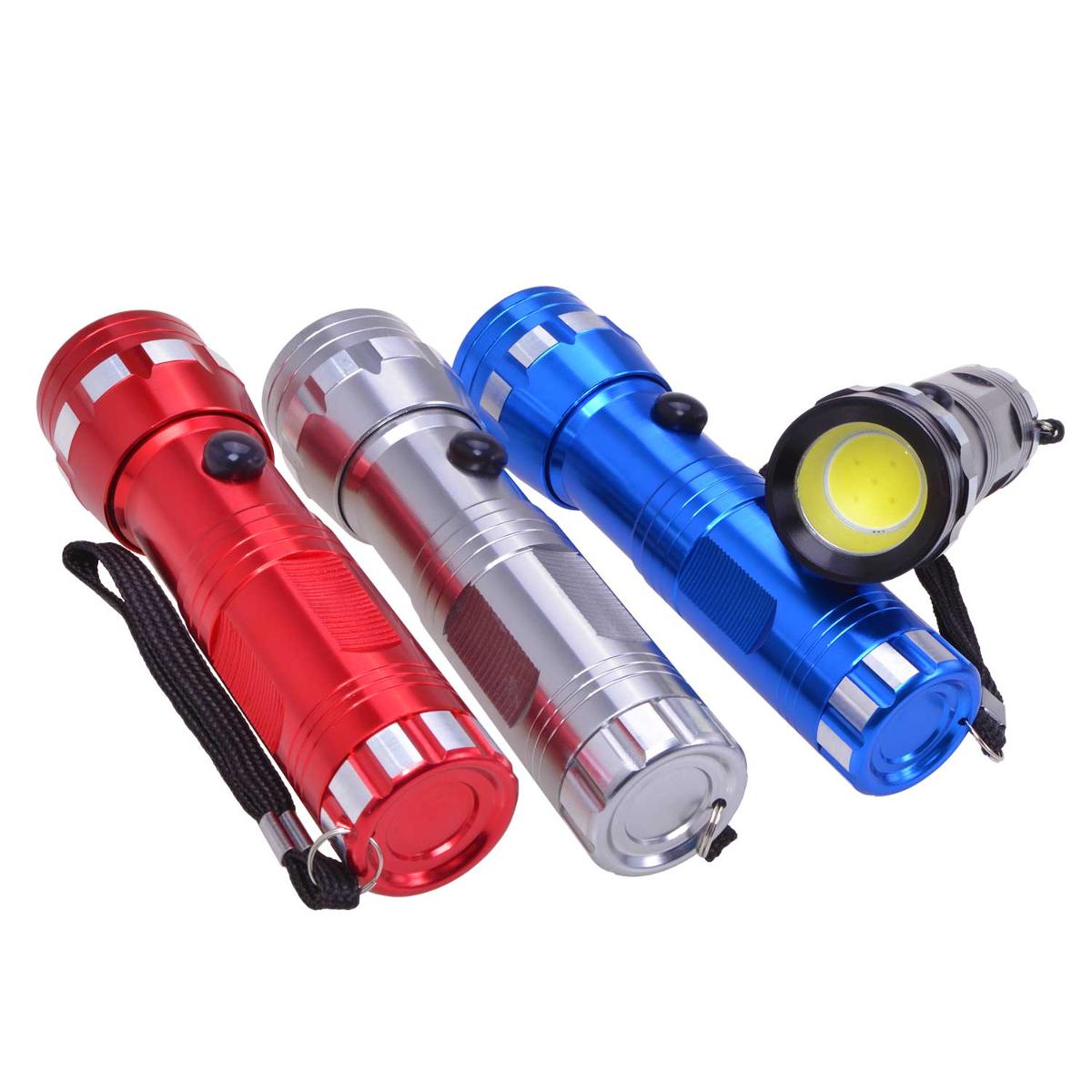 LED-Taschenlampe (Abbildung siehe Anlage)
- stabförmige Leuchte aus Aluminium mit einem Leuchtkopf mit
  COB-LED, aufschraubbarem Batteriefach, Ein-/Ausschalter und 
  einer Trageschlaufe, in den Abmessungen (LxD) ca. 12 x 3 cm, 
- zur Abgabe von weißem Dauerlicht zur Verwendung als trag-
  bare Leuchte (so gebaut, dass sie während ihrer Verwendung in
  der Hand gehalten, an der Person getragen oder an einem 
  tragbaren Gegenstand befestigt werden kann), 
- in einem Kunststoffblister verpackt. 

"Tragbare elektrische Leuchte zum Betrieb mit eigener Strom-
quelle, kein Beleuchtungsgerät der Position 8512 - LED-Taschen-
lampe"