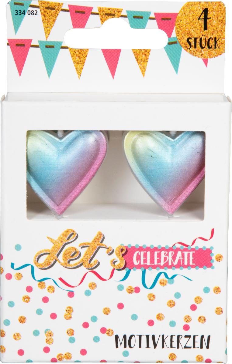 Angaben:
Motivkerzen 4er-Set aus Paraffinwachs; vier bunte Kerzen in Herzform (Höhe ca. 3 cm, Dochtdurchmesser ca. 2 mm), jeweils auf ein Kunststoffstäbchen aufgesteckt, verpackt in einer bedruckten Pappschachtel.

Befund:
Kerzen (Lichte) aller Art und dergleichen.
Zusammengesetzte Ware, bei der im Sinne der AV 3 b) die Kerze als charakterbestimmend angesehen wird.