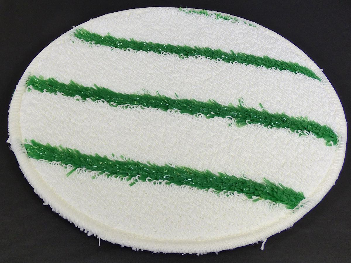 Reinigungspad, sog. Floor Bonnetpad, Art. 5099316, Foto siehe Anlage,
- in einem Polybeutel verpackt,
- rund, mit einem Durchmesser von ca. 40 cm,
- mehrlagig gearbeitet:
-- mit einer Ober- und Unterseite (Wischseiten) aus einem Schlingengewirke aus Spinnstoffen und
   Streifen aus synthetischer Spinnmasse mit einer Breite von weniger als 5 mm,
-- mit einer Zwischenlage aus einem mit Bindemittel verfestigten Vliesstoff aus synthetischen
   Chemiefasern,
- an den Rändern durch Zusammennähen konfektioniert,
- laut Antrag zur Verwendung als Maschinenpad zur Reinigung von textilen Bodenbelägen,
- aufgrund des fehlenden Schleifstoffs keine Ware der Position 6805,
- weist besondere Merkmale auf, die erkennen lassen, dass es sich um ein Erzeugnis des technischen
  Bedarfs handelt.

"Ware des technischen Bedarfs aus Spinnstoffen, aufgeführt in Anmerkung 8 zu diesem Kapitel, andere
 als in den TARIC-Codes 5911 1000 00 bis 5911 9099 50 genannte"