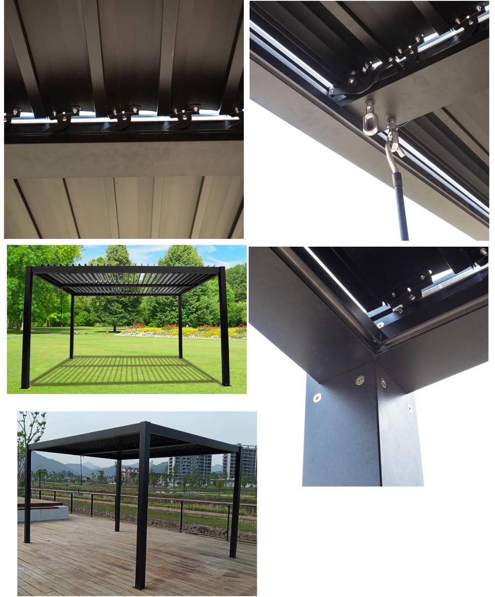 Sogenannter Pavillon:

Es handelt sich um einen Bausatz zur Selbstmontage eines Pavillons für den Außenbereich. Das aufgebaute Erzeugnis hat Abmessungen von 300 x 300x 240 cm.
Der Pavillon besteht aus Aluminium, 4 Pfosten sowie einer rechteckigen Dachkonstruktion und einem Dach aus verstellbaren Lamellen aus Stahl.
Das Dach bietet einen Sonnenschutz aus Lamellen, die mittels einer Kurbel verstellt werden können. Die Lamellen ermöglichen jedoch keinen wasserdichten Schutz. Das gesamte Montagematerial ist im Lieferumfang enthalten. Der Pavillon ist in 3 Kartons verpackt.

- Antragstellerangaben -
Abbildung siehe Anlage

Das Erzeugnis ist dazu bestimmt im Außenbereich (Garten) dauerhaft aufgestellt zu werden.
Bei der aus verschiedenen Stoffen (Aluminium und Stahl) bestehenden Ware sind die vier Pfosten und die rechteckige Dachkonstruktion aus Aluminium charakterbestimmend (Anm 7 Abs 1 ABS XV).

Die Waren, die sich in einem verpackten Bausatz befinden, der die für das Zusammensetzen eines Fertigerzeugnisses erforderlichen Teile enthält, wobei für diese Teile keine weitere Endbearbeitung oder Fertigung erforderlich ist („Bausatz aus Fertigerzeugnissen“) sind der Codenummer 7610 9090 92 0 zuzuweisen.