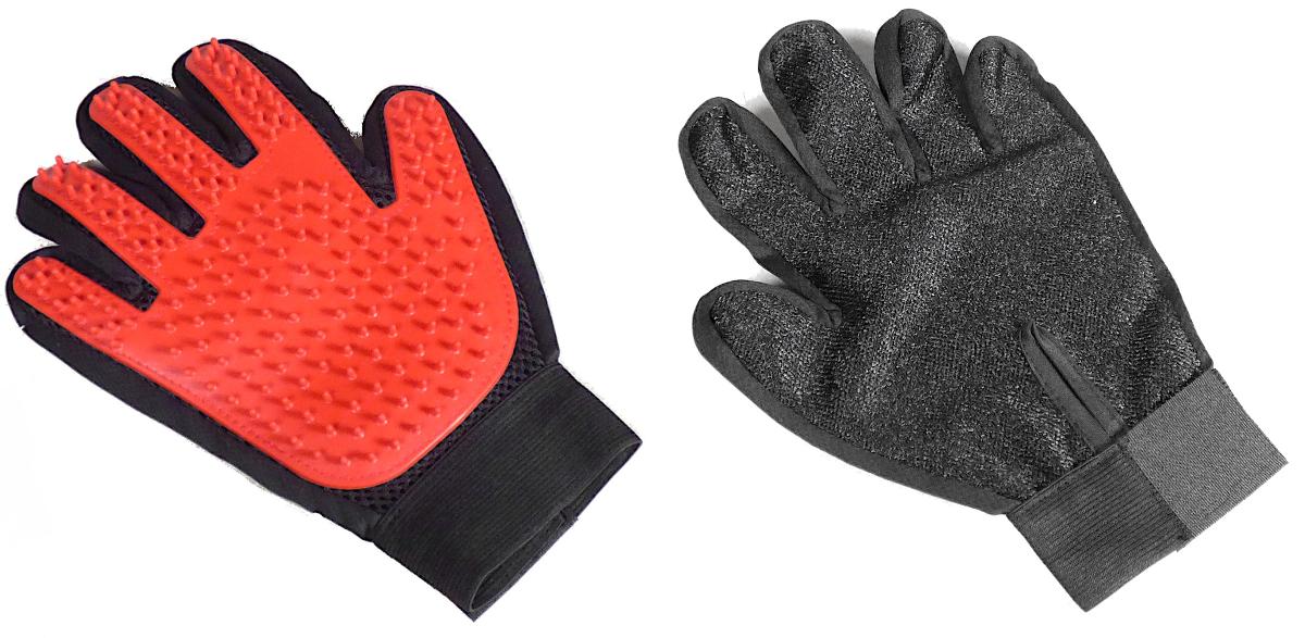 Bei dem sog. "Fellpflege Handschuh" handelt sich um einen Handschuh zur Tierfellpflege oder zum Reinigen von Textilien, im Wesentlichen bestehend aus einem ca. 25 x 18 cm großen Handschuh aus Spinnstoff mit ausgearbeiteten Fingern und Daumen. Das Erzeugnis ist auf der einen Seite ganzflächig mit einer aufgenähten Noppenfläche aus Kunststoff und auf der anderen Seite mit einem Samtgewebe mit kurzen Widerhäkchen versehen. Die Ware wird wie ein Handschuh über die Hand gezogen. Mit der entsprechenden Seite kann/können das Fell von Haustieren gepflegt bzw. Textilien gereinigt werden.

Das Erzeugnis ist als "andere Bürste als zuvor von der Position 9603 erfasst, Bürste für die Tierpflege oder zum Reinigen von Kleidung" einzureihen.