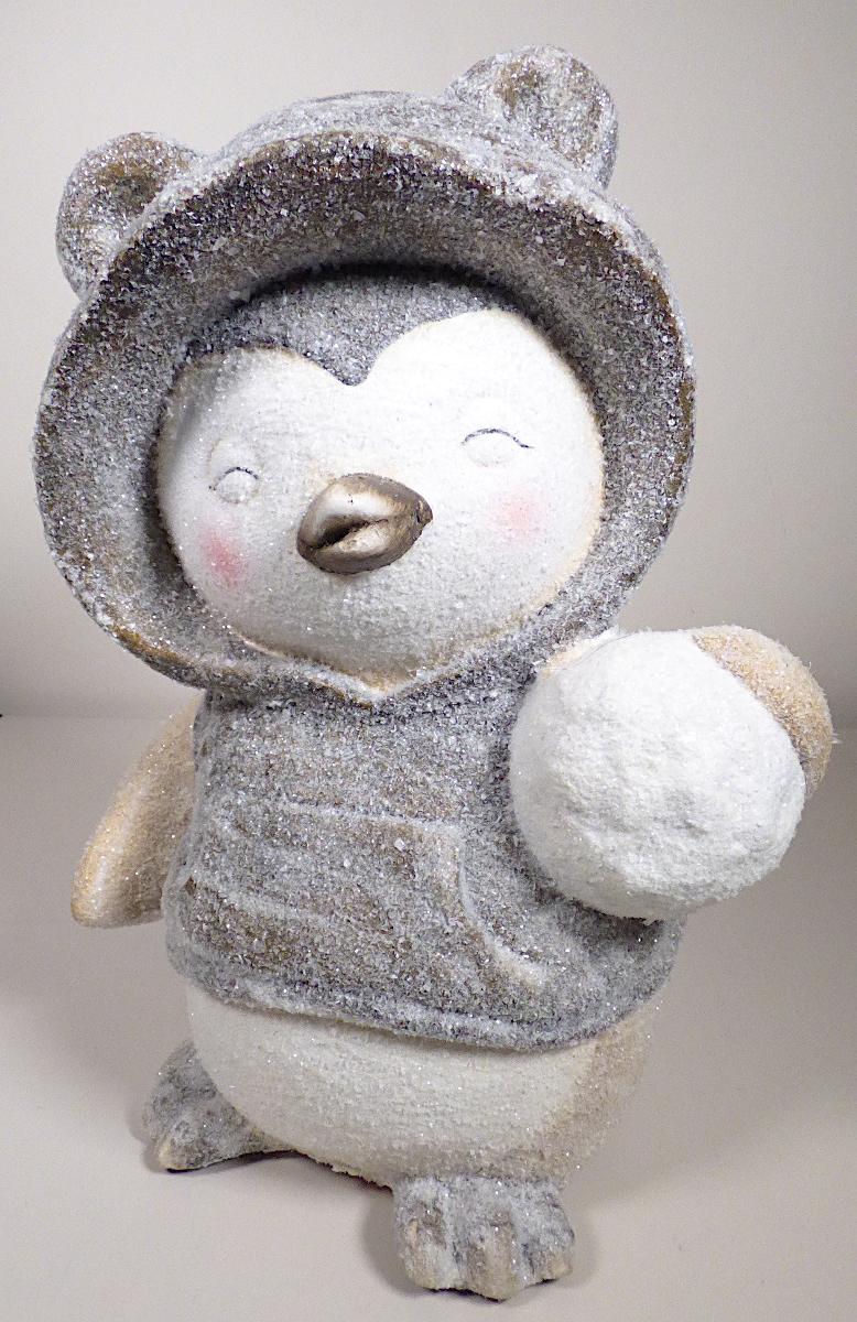 Angaben:
Deko Pinguin; Abmessungen: 260 x 195 x 380 mm.

Warenbeschaffenheit:
Bunt bemalte Pinguinfigur (Abmessungen: ca. 26 x 20 x 38 cm) aus mineralischem, zementartigem Material mit losen Fasern durchzogen.

Befund:
Waren aus Asbestzement, Cellulosezement oder dergleichen, keinen Asbest enthaltend.