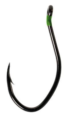 Nach den Angaben der Antragstellerin sowie der vorliegenden Abbildung handelt es sich um Angelhaken für Großfische wie z.B. Welse (sog. "Classic Cat Hook"; Artikel 110220 [Größe XS], 110221 [Größe M], 110222 [Größe XL])
- aus unedlem Metall (Karbonstahl) gefertigt, mit einem Durchmesser von 2,1 mm, 2,4 mm oder
  3,0 mm (je nach Ausführung) 
- annähernd U-förmig gebogen, mit einem längeren "Hakenschenkel"
- am Hakenschenkelende mit einer Öse zur Befestigung an der Angelschnur,
  dessen Öhrende mit einem Spezialharz verschlossen ist
- am anderen Ende mit einem spitzen Haken mit Widerhaken gearbeitet
- nicht montiert
- zu vier Stück für den Einzelverkauf aufgemacht.

Die Ware ist zolltarifrechtlich als "Angelhaken, nicht montiert" einzureihen.