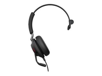 Kopfhörer mit Mikrofon (Headset), (Abbildung siehe Anlage),
- aus einem Lautsprecher (Hörer) in einem Gehäuse mit Ohrkissen und
  Bedienelementen an einem verstellbaren Kopfbügel mit fest angebrachtem Mikrofon,
  LED-Statusanzeige und fest verbautem Kabel mit USB-C-Anschluss,
- zum Umwandeln elektrischer Tonfrequenzsignale in Schallwellen und zum
  Umwandeln von Schallwellen in elektrische Tonfrequenzimpulse nach Anschluss an
  verschiedene Geräte mit USB-Anschlussmöglichkeit,
- zusammen mit Beipack (Bedienungsanleitung, Garantiekarte und Etui) in einer
  gemeinsamen Verkaufsumschließung.
Der Kopfhörer mit Mikrofon bestimmt den Charakter des Ganzen.

"Kopfhörer kombiniert mit Mikrofon, in Warenzusammenstellung mit nicht
 charakterbestimmendem Beipack, in Aufmachung für den Einzelverkauf"