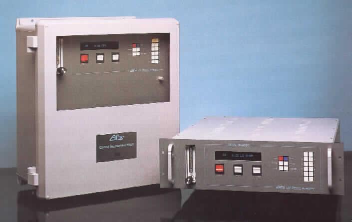Elektronisches Gerät zur physikalischen oder chemischen Untersuchung von Gasen (Ozon), so genannter Multi-Point Ambient Ozone Analyzer, im Wesentlichen bestehend aus einem 133 mm hohen, 483 mm breiten und 496 mm langen (19" Rack) bzw. 495 mm hohen, 425 mm breiten und 142 mm langen (Wandgehäuse) großen Gehäuse mit verschiedenen Bedienelementen und Display an der Vorderseite, in dem sich elektrische und elektronische Bauelemente befinden. 
Aufgrund von UV-Adsorbtion bei 254 nm ermittelt der Analyzer die Ozonkonzentration, berechnet sie und zeigt sie an. Hierzu wird die Raumluft angesaugt und durch eine Messzelle geleitet.
Die Ware wird hauptsächlich in der Halbleiterindustrie verwendet.
Ein Bild der Ware befindet sich im Internet unter http://ec.europa.eu/taxation_customs/dds/ebticau_de.htm.