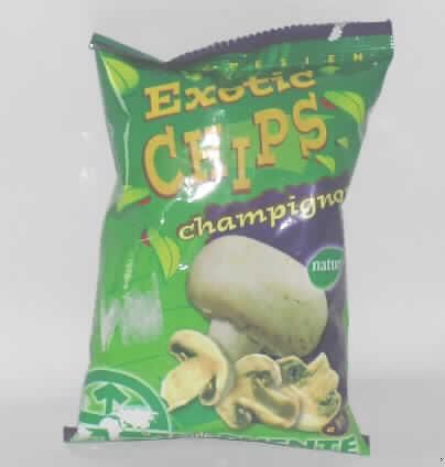 Champignon-Chips.

Antragsangaben (als zutreffend unterstellt): Exotic Chips Champignon Natur. Zutaten: Champignons, pflanzliches Öl. Herstellung: Die Champignons werden geschnitten und in Palmöl frittiert, anschließend wird zentrifugiert und abgepackt. Aufmachung: in 50 g-Tüten.

Beschaffenheit des vorgelegten Warenmusters: beigefarbene, frittierte Scheiben von Champignons, leicht würzig-salzig, knusprig, fettig und nach Pilzen schmeckend.  Aufmachung: in einer grünen, bunt bedruckten Folientüte für den Einzelverkauf aufgemacht. 

Das Frittieren führt zum Ausschluss aus der Position 0712.

Pilze und Trüffeln, anders als mit Essig oder Essigsäure zubereitet oder haltbar gemacht, Pilze der Gattung Agaricus, andere.