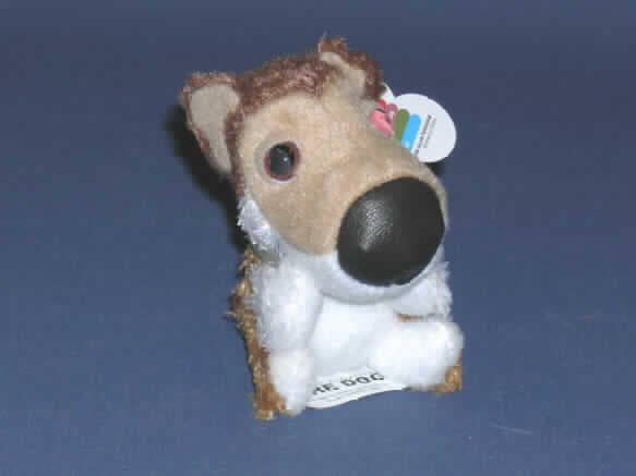 Spielzeug, ein Tier darstellend, Füllmaterial enthaltend, sog. Shetland Sheepdog aus der Aktion "Mc Donald´s - The Dog 2008".
Es handelt sich um einen ca. 9,5 cm großen Hund (Shelti) aus verschiedenfarbigem Plüschspinnstoff, der einem im Verhältnis zum Körper sehr großen Kopf aufweist. Er ist mit weichem Material gefüllt. Augen und Nase des Tieres bestehen aus Kunststoff. Um den Hals trägt es ein hellgraues Halsband aus Kunststoff, das im Nacken mit einer Spinnstoffkordel am Tier befestigt ist, so dass es auch als Anhänger verwendet werden kann. 
Das Spielzeugtier ist zusammen mit einem Beipackzettel in einem Polyethylenbeutel für den Einzelverkauf aufgemacht und dient der spielerischen Unterhaltung von Kindern.
Ein Bild der Ware ist im Internet unter http://europa.eu.int/comm/taxation_customs/dds/de/ebticau.htm zu finden.