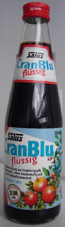 Mischung von Fruchtsäften.

Antragsangaben (als zutreffend unterstellt): CranBlu flüssig, in Flaschen in einem Inhalt von 330 ml. Wert: mehr als 30  für 100 kg Eigengewicht.

Beschaffenheit der vorgelegten Warenprobe: dunkelrote, leicht trübe Flüssigkeit, säuerlich, leicht süß und fruchtig schmeckend.
Ergebnisse der zur vZTA DE M/571/00-1 vorgelegten Warenprobe: Brixwert, refraktometrisch bei 20 °C: 22,8; zugesetzter Zucker: enthalten.

Agavendicksaft ist als natürliches Süßungsmittel im Wortlaut der Position 2009 enthalten.

Fruchtsäfte (einschließlich Traubenmost) und Gemüsesäfte, nicht gegoren, ohne Zusatz von Alkohol, auch mit Zusatz von Zucker oder anderen Süßmitteln, Mischungen von Säften, mit einem Brixwert von 67 oder weniger, andere, mit einem Wert von mehr als 30  für 100 kg Eigengewicht, andere, zugesetzten Zucker enthaltend.