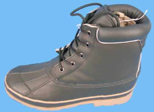 Stiefel, laut Antrag "Freizeitschuh - Art.-Nr. B - 5"
- für außersportliche Freizeitaktivitäten geeignet,
- mit Laufsohlen aus Kautschuk (laut Antrag),
- mit Oberteil
  -- aus Kautschuk, den größten Teil der Außenfläche bildend,
  -- aus Leder 
  -- und aus Kunststoff,
  -- mit Verstärkungsteil aus Leder,
  -- mit Schnürverschluß (5 Ösenpaare),
- ohne Metallschutz in der Vorderkappe,
- den Knöchel bedeckend