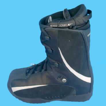 Snowboardschuhe (lt. Antrag) Snowboardstiefel Modell �Aurora Art.-Nr. G 504), siehe Foto
- mit Laufsohlen (lt. Antrag) aus Kautschuk,
- mit Oberteil aus Leder (den größten Teil der Außenfläche bildend), Kunststoff und 
  Kunststoff (Spinnstoff mit einer mit bloßem Auge wahrnehmbaren Außenschicht aus
  Kunststoff),
- Sportschuhe im Sinne der UPosAnm 1b) Kap 64,
- mit Innenschuh.