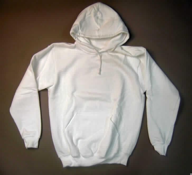 Blousonähnliches Kleidungsstück für Männer, sog. Kapuzensweater, Artikel-Nummer 2180, Größe S, 
siehe beigefügtes Foto,
- aus 1,8 mm dicken, einfarbigen, einseitig (Innenseite) gerauten Gewirken aus lt. Antrag 
  80 % Baumwolle und 20 % Polyester (synthetische Chemiefasern),
- mit Kapuze mit einer Überlappung der Kapuzenränder von links über rechts (Männerkleidung);
  mit eingezogener Kordel,
- ohne Öffnung und ohne Verschluss (somit kein Blouson),
- über die Taille reichend (Rückenlänge: 67 cm),
- mit langen Ärmeln, die über den unteren Rand des Kleidungsstücks hinausreichen; an den
  Ärmelenden mit gerippten Bündchen, 
- vorn mit einer großen, aufgesetzten Kängurutasche unterhalb der Taille,
- am unteren Rand mit einem angesetzten, doppelt gearbeiteten, verengenden, gerippten 
  Bund,
- aufgrund des Schnitts und der Ausstattung handelt es sich um ein blousonähnliches 
  Kleidungsstück (somit kein Pullover der Position 6110).