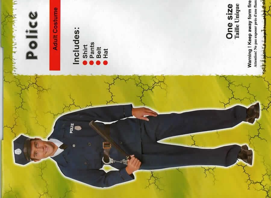 Warenzusammenstellung, bestehend aus einer Kombination für Männer (Hemd und lange Hose),
Bekleidungszubehör aus Kunststoff (Gürtel) und einer Mütze, sog. Policeman, Artikel-Nr.:
89405, in Erwachsenengröße, siehe beigefügte Fotos, 
- in Aufmachung für den Einzelverkauf, zur Befriedigung eines speziellen Bedarfs
  zusammengestellt,
- keine Einreihung der Kombination in das Kapitel 95, da Maskenkostüme aus Spinnstoffen der
  Kapitel 61 oder 62 vom Warenkreis des Kapitels 95 ausgenommen sind,
- Kombination (Hemd und lange Hose): aus 0,4 mm dicken, einfarbigen Geweben aus lt. Antrag
  100 % Polyester (synthetische Chemiefasern); vollständig aus ein und demselben
  Flächenerzeugnis hergestellt und gleich in Struktur, Stil, Farbe, Material und Größe, 
-- Hemd: über die Taille reichend (Rückenlänge: 72 cm); vorn mit einer durchgehenden
   Öffnung mit Knopfverschluss von links über rechts (Männerkleidung); mit langen Ärmeln;
   an den Ärmelenden mit schmalen Streifen aus kontrastfarbenen Geweben verziert (Verzierung von
   geringem Umfang); mit einer aufgesetzten Brusttasche; mit Schulterklappen; ungefüttert; im
   Brustbereich mit dem Schriftzug "POLICE" bedruckt (Verzierung von geringem Umfang) sowie
   einem kleinen Emblem aus Kunststoff verziert; am unteren Rand durch Umschlagen und Festnähen
   gesäumt,
-- lange Hose: in der Taille abschließend mit einem elastischen Taillenbund; ohne Öffnung
   und ohne Verschluss; ungefüttert; mit knöchellangen Hosenbeinen; an den Beinabschlüssen
   durch Umschlagen und Festnähen gesäumt,
- Gürtel (Bekleidungszubehör aus Zellkunststoff): aus einem 0,5 mm dicken Flächenerzeugnis
  mit einer Außenlage (Schauseite) aus Zellkunststofffolie und einer einfachen Unterlage
  aus Geweben (Meterware des Kapitels 39); mit den Abmessungen: ca. 125 cm lang und 4,5 cm
  breit; an einer Schmalseite umgeschlagen und festgenäht; mit einer Schnalle aus Kunststoff
  ausgestattet, 
- Mütze: durch Zusammennähen von Stücken aus Spinnstoffgeweben hergestellt; mit Schirm,
- nach Umfang, Wert und Bedeutung in Bezug auf die Verwendung verleiht die Kombination 
  der Warenzusammenstellung ihren wesentlichen Charakter.