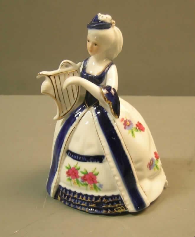 Keramischer Ziergegenstand, sog. "Dame mit Laute", siehe Foto,
zusammengesetzte Ware aus zwei verschiedenen Bestandteilen, bestehend aus
- einer Frauenfigur,
-- innen hohl, ca. 15 cm hoch,
-- mit überwiegend floralen Motiven bemalt und glasiert, 
-- keramisches Erzeugnis, nach der Formgebung gebrannt, tonmineralhaltiges Material
   enthaltend, 
-- nach dem Ergebnis der augenscheinlichen Untersuchung handelt es sich um Porzellan 
   (weißer Scherben, vollständig verglast, durchscheinend, nicht ritzbar),
-- die Figur steht auf einer kleinen Platte aus unedlen Metallen, die gleichzeitig den 
   Aufzugmechanismus der Spieluhr darstellt 
-- augenscheinlich nicht handgearbeitet;
- einer mechanischen Spieluhr, die in das Innere der Figur eingeklebt ist,
-- nach dem Aufziehen ertönt der Walzer "An der schönen blauen Donau";
die Figur aus Porzellan bestimmt im Hinblick auf die Verwendung als Ziergegenstand gegenüber der Spieluhr den Charakter der zusammengesetzten Ware.