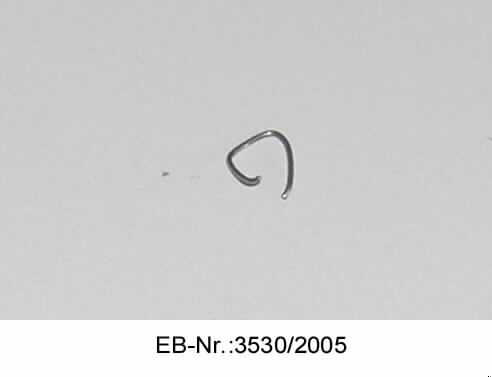 "Niti Separating Springs"; es handelt sich um aus einem Draht aus einer Nickel-Titan-Legierung mit gewichtsmäßig vorherrschendem Nickelgehalt gefertigte, gebogene Druckfedern. Die Erzeugnisse werden in der Kieferorthopädie verwendet, um Lücken zwischen Zähnen zu erhalten.
-Antragstellerangaben-

Abbildung siehe Anlage.

Derartige Erzeugnisse gehören als "andere Waren aus Nickel" zur Codenummer 7508 9000 00 0 des Elektronischen Zolltarifs.