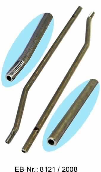 Gasrohr für Kartuschen.

Bei der Ware handelt es sich laut Angabe um ein nahtloses, kaltgezogenes Hohlerzeugnisse (Rohr) aus nicht rostendem Stahl (Edelstahl, Werkstoffnummer 1.4301) mit über die gesamte Länge gleichbleibendem runden Querschnitt der selben inneren und äußeren Form. Die Länge beträgt ca. 240 mm und der Außendurchmesser ca. 0,6 mm. Das Rohr besitzt an einem Ende ein Außengewinde und ist dort zweimal leicht gebogen. Es wird als Gasrohr in Kartuschen in Feuerlöschern verwendet.
Zolltariflich handelt es sich um ein kaltgezogenes Rohr aus nicht rostendem Stahl.