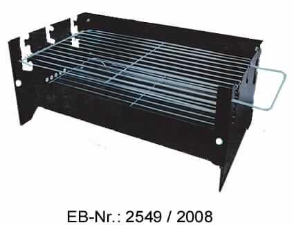 "Tischgrill"; es handelt sich um vollständig aus Stahl gefertigte Grillgeräte zur Verwendung mit Holzkohle (nicht Gegenstand dieser vZTA), die aus einem nahezu quaderförmigen Gestell (Abmessungen: etwa 42 cm x 24,5 cm x 20 cm) bestehen, in das auf 5,5 cm bzw. 12,5 cm Höhe und 9 cm Höhe zwei verchromte Grillroste eingesetzt sind.
Die Erzeugnisse werden zum Grillen von Speisen im Haushalt (Garten) oder beim Camping als Tischgrill verwendet.
- Antragstellerangaben -
Die zerlegten Erzeugnisse sind gemeinsam mit jeweils zehn Schrauben, Sechskantmuttern und Unterlegscheiben, aus Stahl, und einer Aufbauanleitung in einem bedruckten Pappkarton für den Einzelverkauf aufgemacht.

Abbildung siehe Anlage.

Derartige Erzeugnisse gehören als "Grillgeräte aus Stahl, für Festbrennstoffe" zur Codenummer 7321 1900 00 des Integrierten Zolltarifs der EG (TARIC).