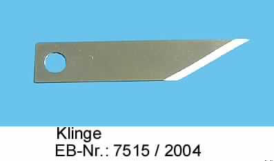 Es handelt sich um an einer Seite zugespitzte, beidseitig geschliffene und mit einer Lochung versehene Klingen aus Stahl.
Größe: 4,1 cm x 0,8 cm x 2,2 cm x 1,5 cm.
Die Erzeugnisse sind als Ersatzklingen für Messer mit kugelschreiberförmigem Griff zum Schneiden von verschiedenen Materialien (nicht Gegenstand der vZTA) bestimmt. Jeweils fünf Klingen sind in einer Blisterpackung für den Einzelverkauf verpackt.

Abbildung siehe Anlage.

Derartige Erzeugnisse gehören als "Teile aus unedlen Metallen für andere Schneidwaren" zur Codenummer 8214 9000 00 0 des Elektronischen Zolltarifs.