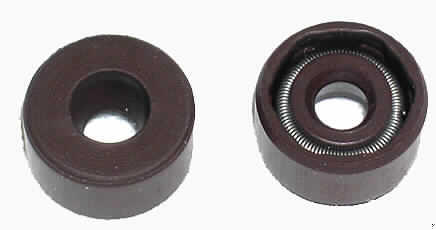 Sog. Gummiteil mit Metall
- aus einem ringförmigen Körper mit U-förmigem Querschnitt, aus Fluor-Karbon-Kautschuk
  (Kunststoff), mit einer eingelegten ringförmigen Metallfeder (Abbildung siehe Anlage),
- mit einem Außendurchmesser von ca. 11 mm und einem Innendurchmesser von ca. 4 mm
  (oben) bzw. ca. 5 mm (unten).

"Mechanische Dichtung - sog. Gummiteil mit Metall"