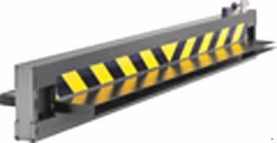 Bahnschneidesystem (Bahntrenn- und Klemmeinrichtung)
- aus einer Trenneinheit mit Schneid- und Klemmbalken, gezacktem Messer, Pneumatik-
  zylinder zur Balkenbetätigung, in einem Einbaurahmen (Abbildung siehe Anlage),
- zum Abschneiden und Festklemmen durchlaufender Papierbahnen nach einem Bahnriss, 
- zur Integration in ein Rollenoffset-Druckmaschinen-System.

"Zubehör, erkennbar ausschließlich für Geräte der Position 8443 bestimmt für Maschinen 
 zum Drucken mittels Druckplatten, Druckformzylinder oder anderen Druckformen der 
 Position 8442, nicht von den Unterpositionen 8443 9110 bis 8443 9191 erfasst - sog. 
 Bahnschneidesystem für Papierbahnen (Bahntrenn- und Klemmeinrichtung)."
