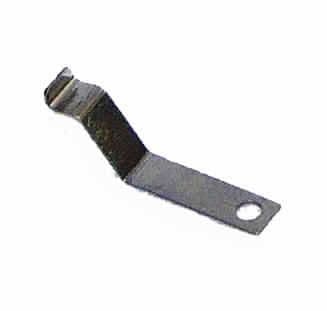 Gehäuseteil,
- aus einem spezifisch geformtem, mehrfach gebogenem Band (Abmessungen 16,1 x 3 x 
  0,25 mm) aus Metall mit einem Bohrloch an einer Seite (Durchmesser 1,5mm) (Abbildung 
  siehe Anlage),
- erkennbar ausschließlich als Gehäuseteil für Transponder bestimmt.

"Teil, erkennbar ausschließlich für Apparate für die Kommunikation in einem drahtgebunden- 
en Netzwerk- Gehäuseteil für Transponder"