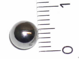 Polierte Stahlkugeln
- mit einem Durchmesser (Nennmaß) von 5,95 mm und einem Grenzabmaß von
  maximal +/- 0,67 v. H. (Abbildung siehe Anlage)
- zur Verwendung in unterschiedlichen Bereichen, wie in Teleskopschienen und 
  Aerosoldosen.

"Teile, erkennbar ausschließlich oder hauptsächlich für Kugellager bestimmt - Kugeln 
 (kalibrierte Stahlkugeln)"