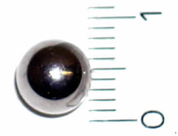 Polierte Stahlkugeln
- mit einem Durchmesser (Nennmaß) von 7,02 mm und einem Grenzabmaß von
  maximal +/- 0,57 v. H. (Abbildung siehe Anlage)
- zur Verwendung in unterschiedlichen Bereichen, wie in Teleskopschienen und 
  Aerosoldosen.

"Teile, erkennbar ausschließlich oder hauptsächlich für Kugellager bestimmt - Kugeln 
 (kalibrierte Stahlkugeln)"