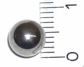 Polierte Stahlkugeln
- mit einem Durchmesser (Nennmaß) von 6,99 mm und einem Grenzabmaß von
  maximal +/- 0,57 v. H. (Abbildung siehe Anlage)
- zur Verwendung in unterschiedlichen Bereichen, wie in Teleskopschienen und 
  Aerosoldosen.

"Teile, erkennbar ausschließlich oder hauptsächlich für Kugellager bestimmt - Kugeln 
 (kalibrierte Stahlkugeln)"