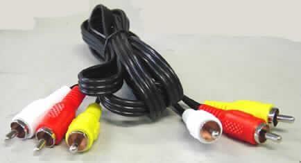 Audio/Videoverbindungskabel (Abbildung siehe Anlage),
- aus drei isolierten elektrischen Kabeln (Länge ca. 1,5 m) an beiden Enden mit drei Cinchsteckern,
- für eine Spannung von weniger als 1000 V,
- zur Verbindung von Geräten im Audio/Videobereich.

"Isolierte elektrische Kabel, keine Koaxial- oder Zündkabel, für eine Spannung von 1000 V
 oder weniger, mit Anschlussstücken versehen, nicht von der für die Telekommunikation
 verwendeten Art - Audio/Videoverbindungskabel"