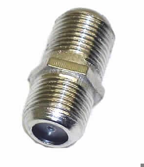 F-Kabelverbinder (Schraubverbindungselement F-Buchse auf F-Buchse)
- aus einem zylindrischen Metallkörper (Länge ca. 20 mm, Durchmesser ca. 9 mm) mit
  beidseitigem Außengewinde und Kunststoffeinsatz - Abbildung siehe Anlage -,
- für eine Spannung von weniger als 1000 V,
- zum Herstellen einer elektrischen Verbindung zwischen einem Koaxialkabel und einer
  Antennnendose durch Einschrauben in die Antennendose und Aufschrauben eines sog.
  F-Steckers (dieser nicht Gegenstand dieser Tarifauskunft).

"Elektrisches Gerät zum Verbinden von elektrischen Stromkreisen, für eine Spannung von
weniger als 1000 V, keine Ware der Unterpositionen 8536 1010 10 0 bis 8536 9085 95 0 - 
sog. F-Kabelverbinder"