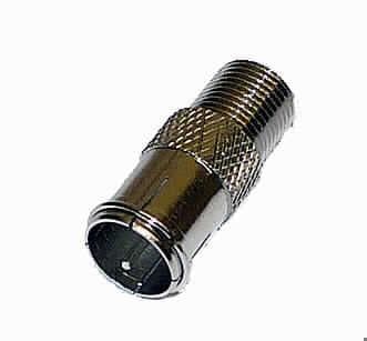 F-Quick Adapter (Abbildung siehe Anlage),
- aus einem Gehäuse aus Metall (Länge ca. 25 mm, Durchmesser ca. 10 mm) auf einer Seite mit
  einer Steckvorrichtung mit Metallstift, auf der anderen Seite mit einer sog. F-Kupplung
  mit Aussengewinde,
- für eine Spannung von weniger als 1000 V,
- zum Herstellen einer elektrischen Verbindung durch Aufstecken eines entsprechenden
  Gegenstücks und durch Aufschrauben eines sog F-Steckers.

"Elektrisches Gerät zum Verbinden von elektrischen Stromkreisen (Steckvorrichtung), für
 eine Spannung von 1000 V oder weniger, nicht für Koaxialkabel oder gedruckte Schaltungen,
 nicht für bestimmte Luftfahrzeuge - sog. F-Quick Adapter"
