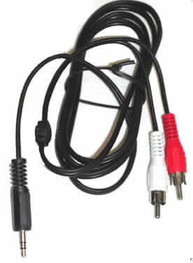 Audioverbindungskabel (Abbildung siehe Anlage),
- aus zwei isolierten elektrischen Kabeln (Länge von ca. 1,5 m) mit zwei Cinchsteckern auf
  einer Seite und einem Klinkenstecker auf der anderen Seite,
- für eine Spannung von weniger als 1000 V,
- zur Verbindung von Geräten im Audiobereich.

"Isolierte elektrische Kabel, keine Koaxial- oder Zündkabel, für eine Spannung von 1000 V
 oder weniger, mit Anschlussstücken versehen, nicht von der für die Telekommunikation
 verwendeten Art - Audioverbindungskabel"